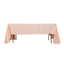 Lamour Satin 60"x126" Rectangle Tablecloth Blush - Soft & Silk-Like Table Cover