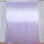 8ftx10ft Lavender Lilac Satin Event Curtain Drapes, Backdrop Event Panel