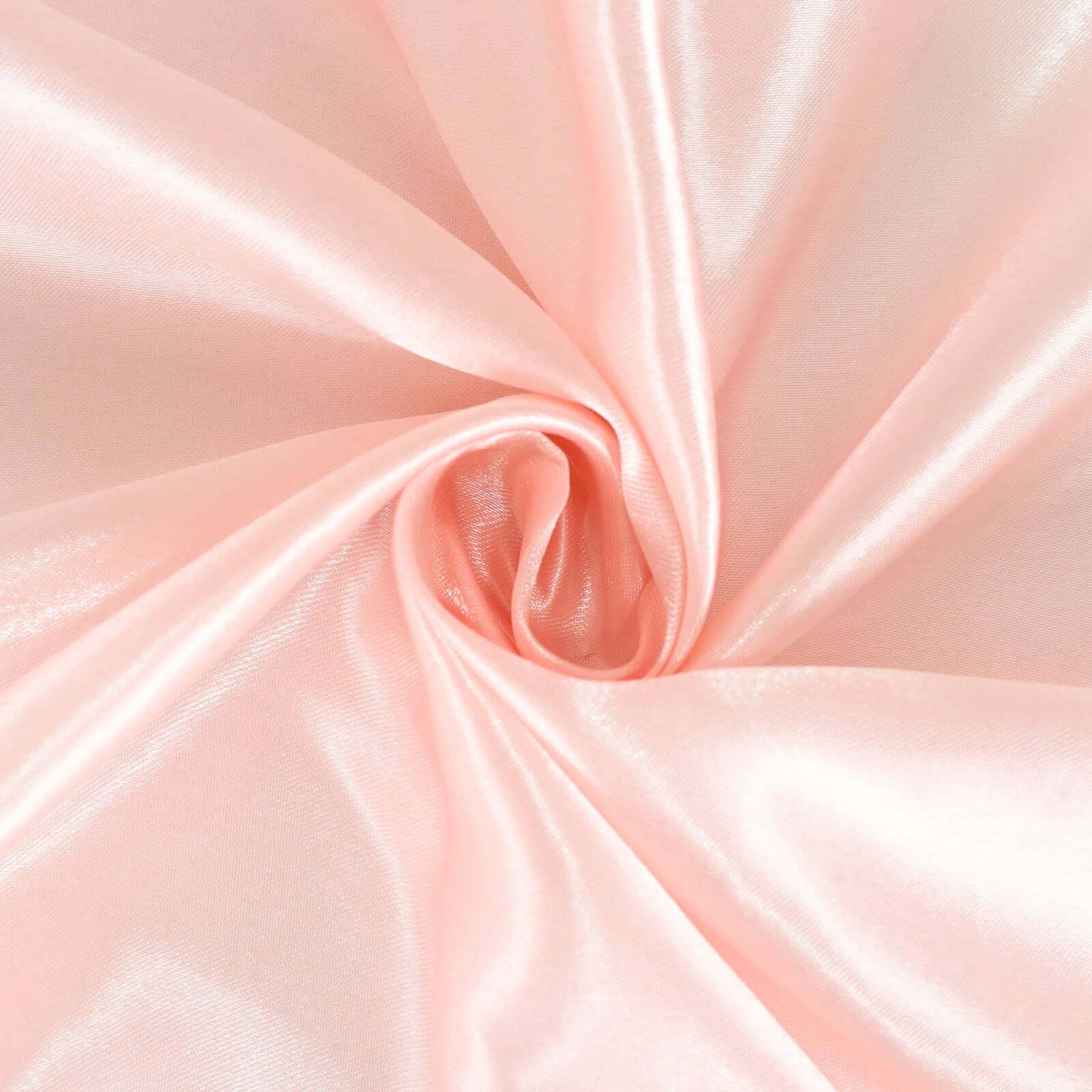Satin 132" Round Tablecloth Blush - Stylish Seamless Table Cover