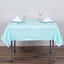Polyester Square 54"x54" Tablecloth Light Blue - Wrinkle-Resistant & Durable Table Cover
