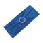 5 Pack Stretch Spandex Chair Sashes Royal Blue - Reusable Chair Bands with Silver Diamond Ring Slide Buckle 5"x14"
