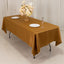 Lamour Satin 60"x102" Rectangle Tablecloth Gold - Durable & Silky Soft Feel Table Cover for Weddings & Banquets