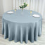 Satin 120" Round Tablecloth Dusty Blue - Stylish Seamless Table Cover