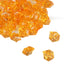 400 Pcs Acrylic Ice Bead Vase Fillers Mini Orange - Chic DIY Craft Crystals for Wedding Centerpieces & Table Styling