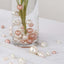 200Pcs Assorted Pearl Beads Vase Fillers in Rose Gold and Off White - Lustrous DIY Craft Bead Set