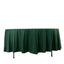 Scuba Round 108" Tablecloth Hunter Emerald Green - Wrinkle Free & Stain Resistant Table Cover