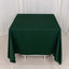 Scuba Square 70"x70" Tablecloth Hunter Emerald Green - Wrinkle Free & Stain Resistant Table Cover