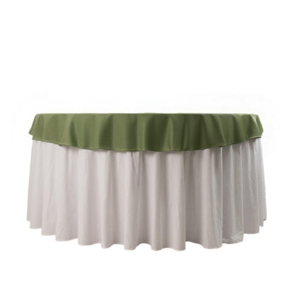 Scuba Round 70’’ Tablecloth Dusty Sage Green - Wrinkle Free & Stain Resistant Table Cover - Tablecloths