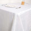 Taffeta 90"x132" Rectangle Tablecloth White - Seamless Accordion Crinkle Design for Sophisticated Gatherings