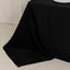Lamour Satin 90"x132" Rectangle Tablecloth Black - Soft & Silk-Like Seamless Table Cover for Weddings & Parties