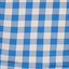 Polyester 70"x70" Table Overlay Square Tablecloth White/Blue - Checkered Buffalo Plaid Table Topper