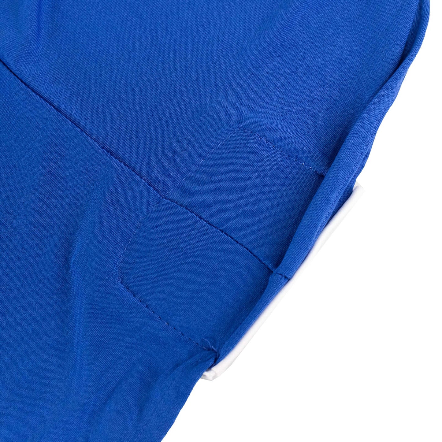 Stretch Spandex 5ft Round Tablecloth Royal Blue - Durable Form-Fitting Table Cover