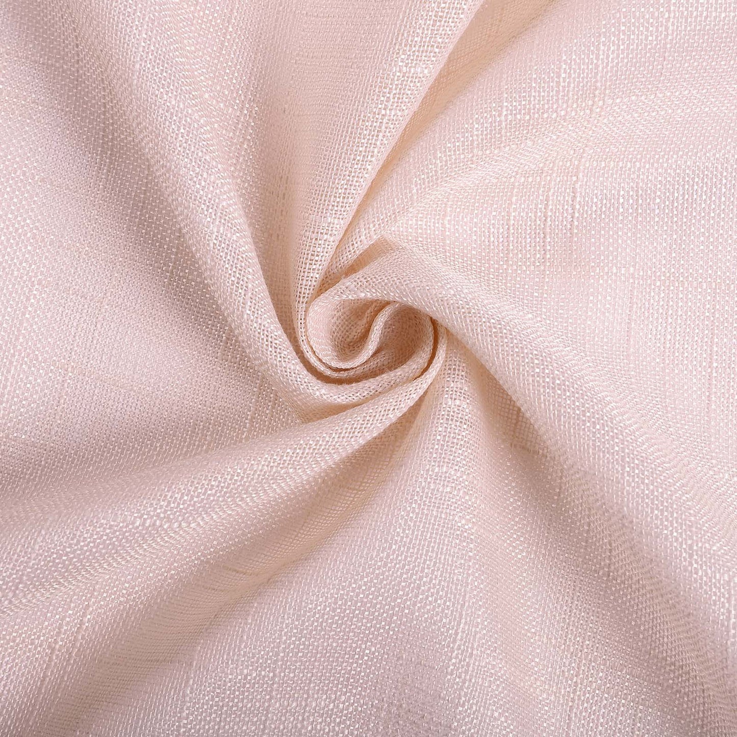 Faux Linen 90"x132" Rectangular Tablecloth Blush Seamless with Slubby Textured - Wrinkle Resistant & Seamless Table Cover