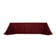 Lamour Satin 90"x156" Rectangle Tablecloth Burgundy - Luxurious, Soft Seamless Table Cover