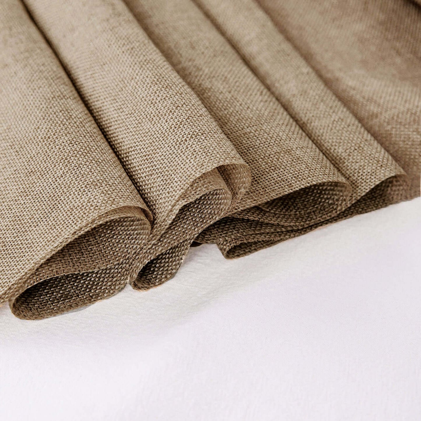 54"x10 Yards Natural faux Burlap Fabric Roll, Jute Linen DIY Fabric Bolt