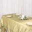 Satin Rectangular 60"x126" Tablecloth Champagne - Smooth and Lustrous Table Cover
