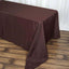 Polyester 90"x156" Rectangle Tablecloth Chocolate - Seamless Wrinkle-Resistant Table Cover