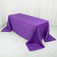 Taffeta 90"x132" Rectangle Tablecloth Purple - Seamless Accordion Crinkle Table Cover