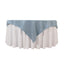 Premium Polyester 54"x54" Table Overlay Square Tablecloth Dusty Blue - Stain and Wrinkle-Resistant 220GSM Table Topper