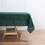 Polyester 60"x102" Rectangle Tablecloth Hunter Emerald Green - Durable and Stylish Table Cover