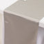 Lamour Satin 12"x108" Table Runner Silver - Smooth & Lustrous Finish