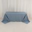Premium Polyester 90"x132" Rectangle Tablecloth Dusty Blue - Seamless 220GSM Stain-Resistant Table Cover