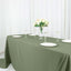 Polyester 90"x156" Rectangle Tablecloth Dusty Sage Green - Seamless Wrinkle-Resistant Table Cover