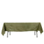 Taffeta 60"x102" Rectangle Tablecloth Dusty Sage Green - Accordion Crinkle Table Cover