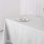 Polyester 72"x120" Rectangle Tablecloth White - Durable and Stylish Table Cover for Events