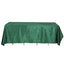 Premium Velvet 90"x132" Rectangle Tablecloth Hunter Emerald Green - Reusable Soft & Seamless Table Cover
