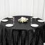Sequin 120" Round Tablecloth Black - Seamless Glittering Table Cover