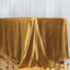 Satin Rectangular 90"x156" Tablecloth Gold - Seamless Stylish Table Cover for Wedding & Event Decoration