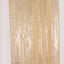 2 Pack Gold Sequin Event Curtain Drapes with Rod Pockets, Seamless Backdrop Event Panels - 8ftx2ft