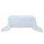 Sequin 90"x156" Rectangle Tablecloth Iridescent Blue - Seamless Big Payette Table Cover