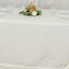 Fire Retardant Premium Polyester 90"x132" Rectangular Tablecloth Ivory - High-Performance Seamless Table Cover
