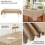 Faux Burlap Jute 54"x96" Rectangle Tablecloth Natural - Rustic Event Table Linen