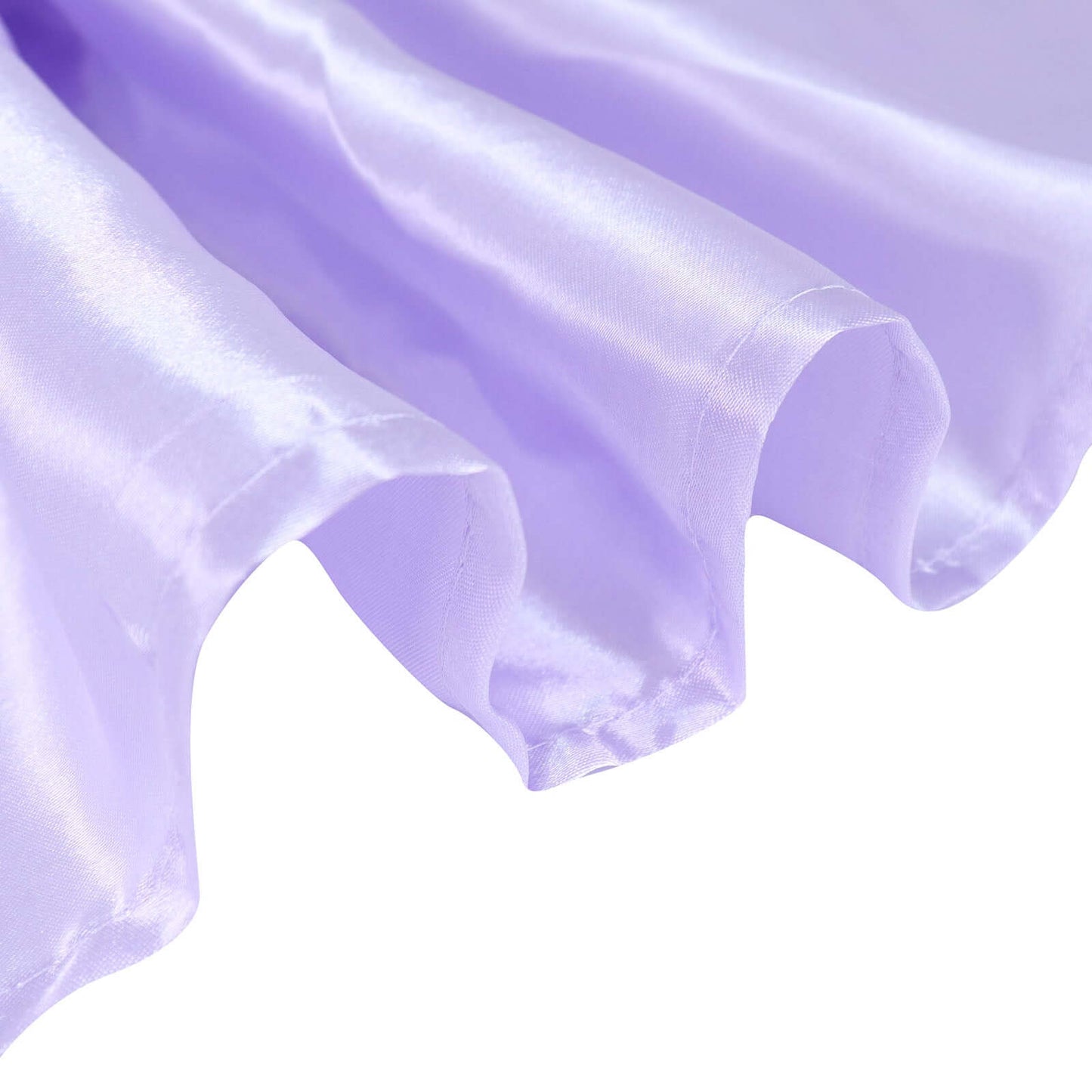 Satin Rectangular 60"x102" Tablecloth Lavender Lilac - Smooth and Lustrous Table Cover