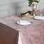 Premium Velvet 90"x132" Rectangle Tablecloth Mauve - Reusable Soft & Seamless Table Cover