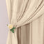 Nude Chiffon Polyester Event Curtain Drapes, Dual Layer Divider Backdrop Curtain Panels with Rod Pockets - 10ftx10ft