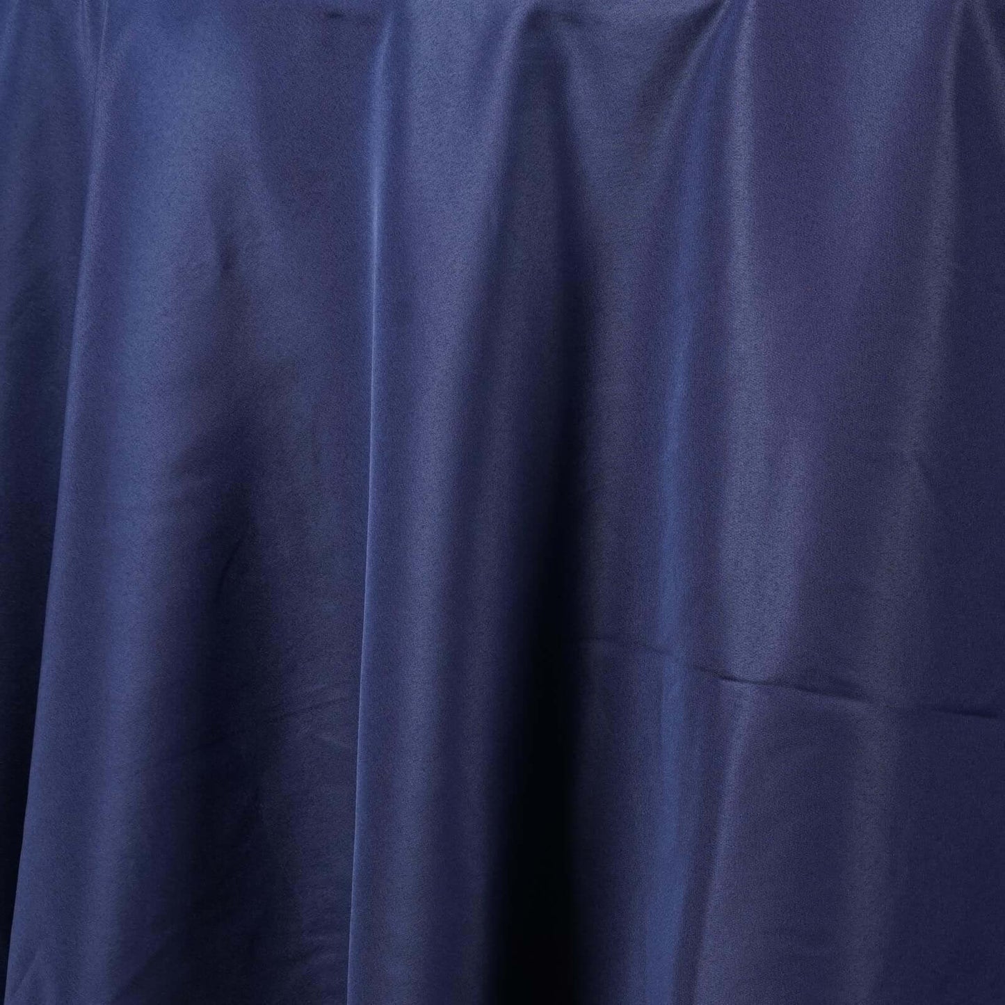 Polyester 120" Round Tablecloth Navy Blue - Seamless Wrinkle-Resistant Table Cover