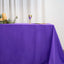 Polyester 90"x156" Rectangle Tablecloth Purple - Seamless Wrinkle-Resistant Table Cover
