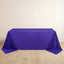 Scuba Rectangular 90"x132" Tablecloth Purple - Wrinkle Free, Stain Resistant & Seamless Table Cover