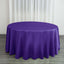 Satin 120" Round Tablecloth Purple - Stylish Seamless Table Cover