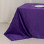 Lamour Satin 90"x156" Rectangle Tablecloth Purple - Luxurious, Soft Seamless Table Cover