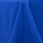 Premium Polyester 108" Round Tablecloth Royal Blue - Wrinkle-Resistant 220GSM Table Cover