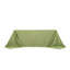 Lamour Satin 90"x132" Rectangle Tablecloth Sage Green - Soft & Silk-Like Seamless Table Cover