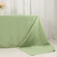 Premium Polyester 90"x156" Rectangle Tablecloth Sage Green - Seamless 220GSM Stain-Resistant Table Cover