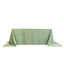 Polyester 90"x156" Rectangle Tablecloth Sage Green - Seamless Wrinkle-Resistant Table Cover