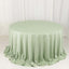 Scuba Round 132" Tablecloth Sage Green - Wrinkle Free & Stain Resistant Seamless Table Cover