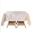 Satin 72"x72" Table Overlay Square Tablecloth Beige - Smooth Finish Table Cover